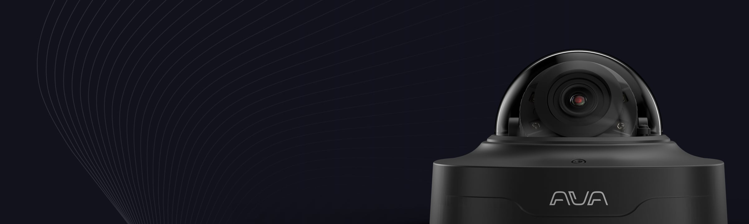 Ava Compact Dome AI security camera Ava